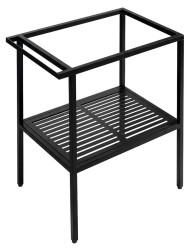 SAPHO - ARYA podstavec pod umyvadlo 680x850x450, černá (AR065-M1)
