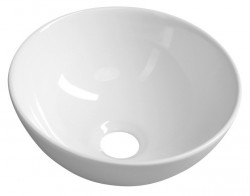 SAPHO - ASTER keramické umývátko na desku, Ø 28x11 cm, bílá (AR499)