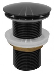 SAPHO - AURUM umyvadlová výpust 5/4“, click-clack, gun metal (ND-AU100)