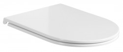 SAPHO - AVIS WC sedátko, SLIM, Soft Close, Easy Take, bílá (PCS106)