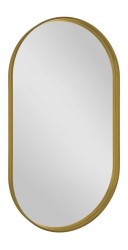 SAPHO - AVONA oválné zrcadlo v rámu 40x70cm, zlato mat (AV400G)