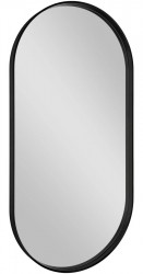 SAPHO - AVONA oválné zrcadlo v rámu 50x100cm, černá mat (AV500)
