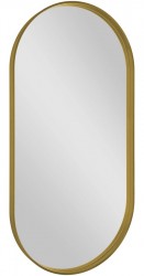SAPHO - AVONA oválné zrcadlo v rámu 50x100cm, zlato mat (AV500G)