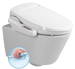 SAPHO - AVVA závěsné WC s elektronickým bidetem BLOOMING ECONOMY PLUS (NB-1160D-3)