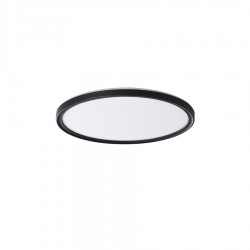 SAPHO - AZPO stropní LED svítidlo, ø 225, 11,8W, 3000/4000/6000K, IP54, černá mat (31513)