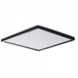 SAPHO - AZPO stropní LED svítidlo, 420x420, 22W, 3000/4000/6000K, IP54, černá mat (31535)