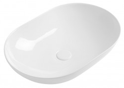 SAPHO - BALISONG keramické umyvadlo na desku, 60x40cm, bílá (WH080)