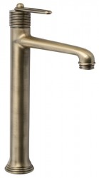 SAPHO - BEBÉ stojánková umyvadlová baterie vysoká, prodloužená hubice, bronz (BB007/18)