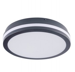 SAPHO - BENO stropní LED svítidlo pr.260x55, 24W, černá grafit (33341)