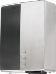 SAPHO - BIGFLOW EVO bezdotykový elektrický osoušeč rukou 220-240V, 2050W, 218x284x102, nerez mat (01481.S)