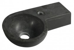 SAPHO - BLOK kamenné umývátko 40x23cm, antracit (2401-32)