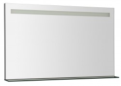 SAPHO - BRETO zrcadlo s LED osvětlením a policí 1000x608 (BT100)
