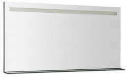SAPHO - BRETO zrcadlo s LED osvětlením a policí 1200x608 (BT120)