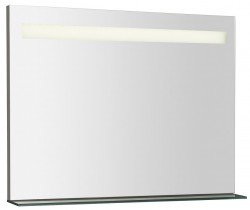 SAPHO - BRETO zrcadlo s LED osvětlením a policí 80x60,8cm (BT080)