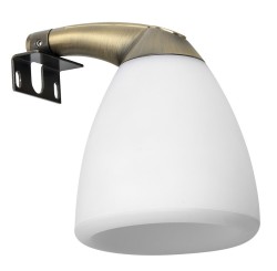 SAPHO - CANDELA nástěnné LED svítidlo, 4 W, 83x108x114, IP44, bronz (E27175CI-1508)