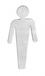 SAPHO - Cedule WC páni, 80x35x2, nerez mat (XP131)