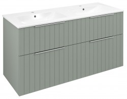 SAPHO - CIRASA STRIP umyvadlová skříňka 118,4x64x46cm, verde (CR121-4444S-21)