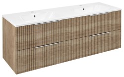 SAPHO - CIRASA STRIP umyvadlová skříňka 139,6x52x46cm, dub alabama (CR141-2322-21)