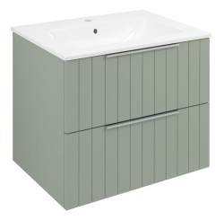 SAPHO - CIRASA STRIP umyvadlová skříňka 59,2x52x46cm, verde (CR611-4444S)