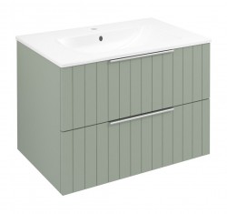 SAPHO - CIRASA STRIP umyvadlová skříňka 69,8x52x46cm, verde (CR701-4444S)
