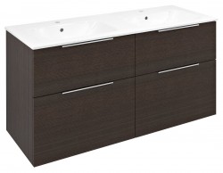 SAPHO - CIRASA umyvadlová skříňka 118,4x64x46cm, borovice rustik (CR121-1616-21)