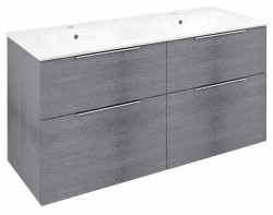 SAPHO - CIRASA umyvadlová skříňka 118,4x64x46cm, dub stříbrný (CR121-1111-21)