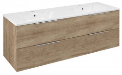 SAPHO - CIRASA umyvadlová skříňka 139,6x52x46cm, dub alabama (CR141-2222-21)