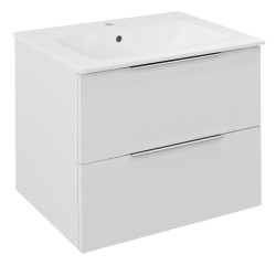 SAPHO - CIRASA umyvadlová skříňka 59,2x52x46cm, bílá lesk (CR611-3030)