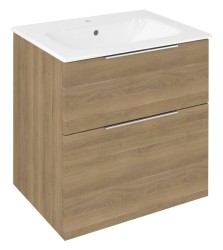 SAPHO - CIRASA umyvadlová skříňka 59,2x64x46cm, dub cuneo (CR601-2525)