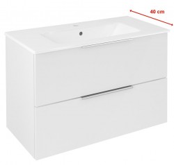 SAPHO - CIRASA umyvadlová skříňka 78x54x39cm, bílá lesk (CR792-3030)