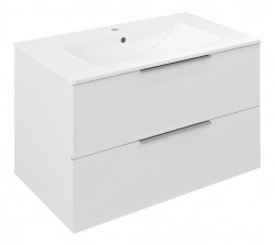 SAPHO - CIRASA umyvadlová skříňka 79,8x52x46cm, bílá lesk (CR801-3030)