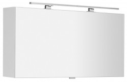 SAPHO - CLOE galerka s LED osvětlením 100x50x18cm, bílá (CE100-0030)