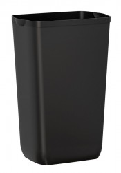 SAPHO - COLORED odpadkový koš nástěnný 23l, ABS, černá mat (A74201NE)