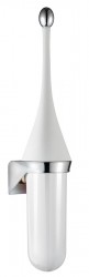 SAPHO - COLORED WC štětka závěsná, ABS, Soft Touch, bílá (A65801BI)
