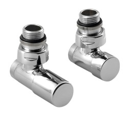 SAPHO - COMPACT připojovací sada ventilů ruční rohová, chrom (CP5015S)