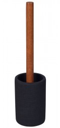SAPHO - CRAFT WC štětka na postavení, acacia/černá (8572)