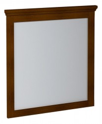 SAPHO - CROSS zrcadlo v dřevěném rámu 700x800, mahagon (CR012)