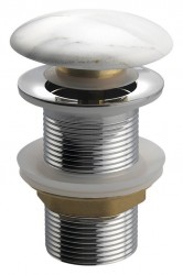 SAPHO - DALMA umyvadlová výpust 5/4“, click-clack, carrara (717)