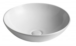 SAPHO - DIMP keramické umyvadlo na desku, Ø 46cm, bílá (WH060)