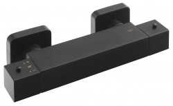 SAPHO - DIMY nástěnná sprchová termostatická baterie, černá mat (DM245BL)