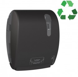 SAPHO - ECOLORED zásobník na papírové ručníky v roli, Autocut, 32x40,5x22,4cm, ABS, Soft Touch, černá mat (A78050VB)
