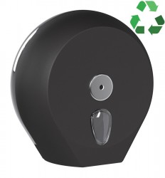 SAPHO - ECOLORED zásobník na toaletní papír max. Ø 23cm, ABS, Soft Touch, černá mat (A75610VB)