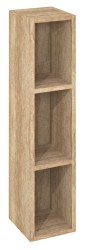 SAPHO - ESPACE otevřená policová skříňka 20x94x22cm, dub alabama (ESC130-2222)