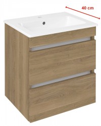 SAPHO - EZARA umyvadlová skříňka 48x54x39cm, dub cuneo (EZ492-2525)