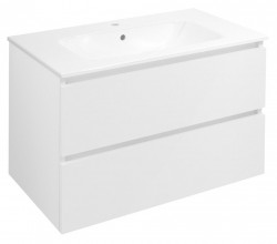 SAPHO - EZARA umyvadlová skříňka 79,8x52x46cm, bílá lesk (EZ801-3030)