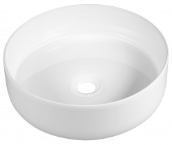 SAPHO - FIASTRA keramické umyvadlo na desku, Ø 40cm, bílá (FT801)