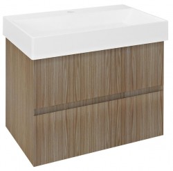 SAPHO - FILENA umyvadlová skříňka 67x51,5x43cm, dub (FID1270D)