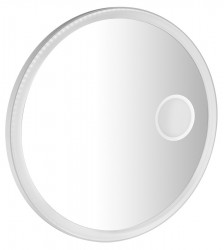 SAPHO - FLOAT kulaté LED podsvícené zrcadlo ø 90cm, kosm.zrcátko, senzor, 3500-6500K, bílá (FT900)