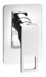 SAPHO - FORATA podomítková sprchová baterie, 1 výstup, chrom (FT041)