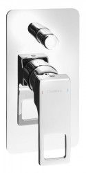 SAPHO - FORATA podomítková sprchová baterie, 2 výstupy, chrom (FT042)